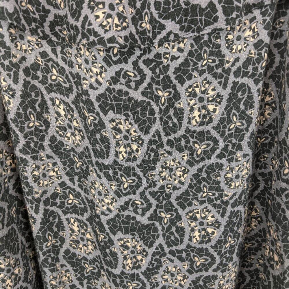 Free People Patterned Ruffle Off the Shoulder Top - Picture 2 of 7